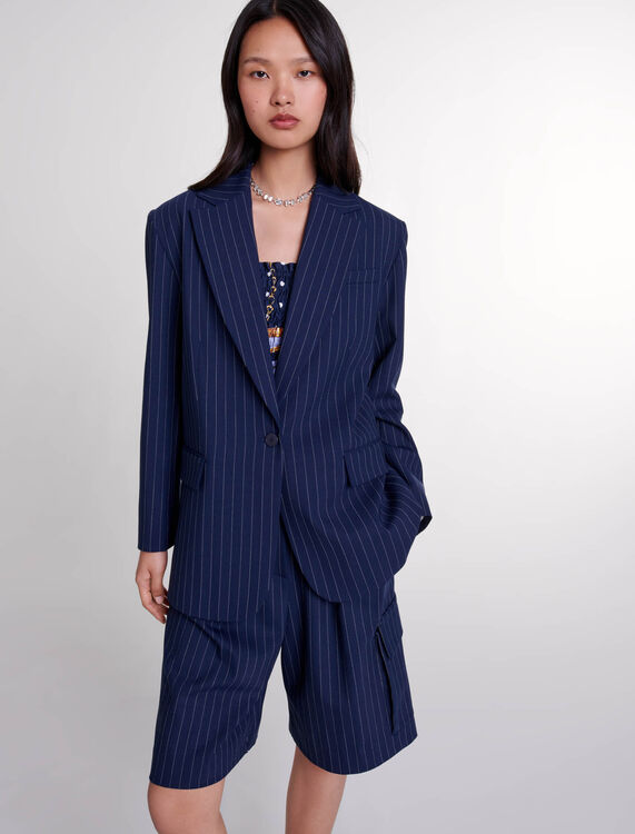 Striped suit jacket - Blazers & Jackets - MAJE