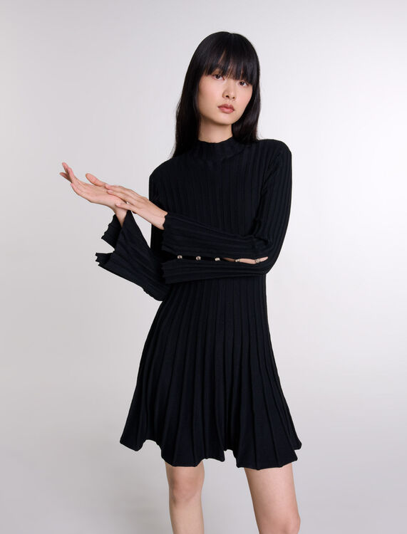 Short knit dress -  - MAJE