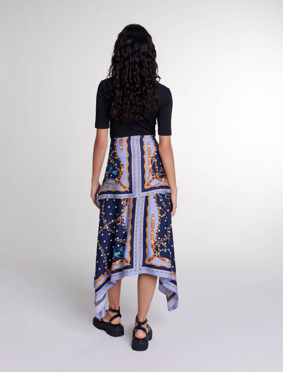 Illusion effect patterned dress - Dresses - MAJE