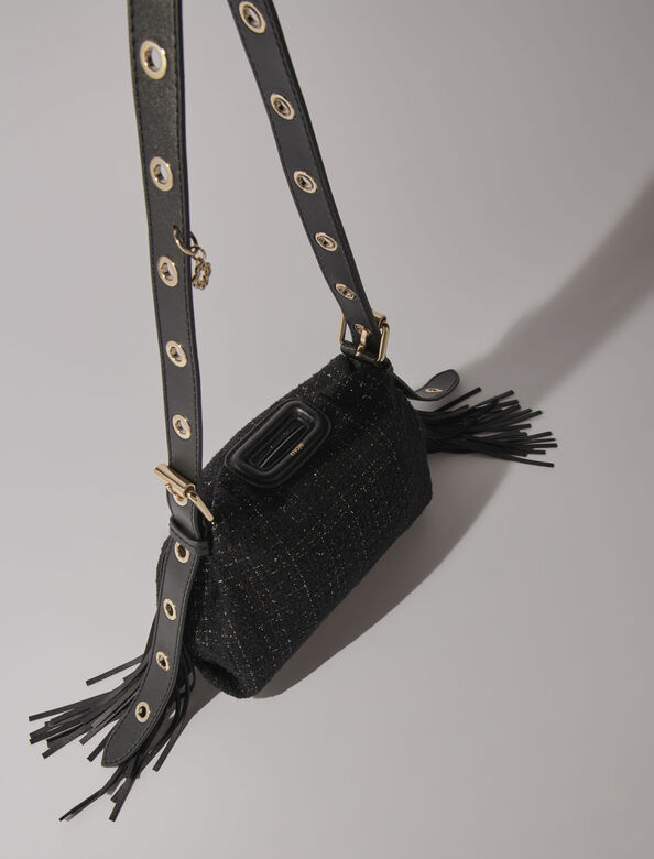 Tweed Miss M Mini bag : M Bag color Black