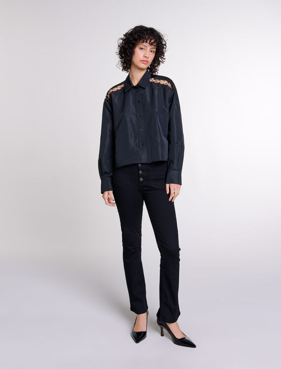 Openwork shirt - Shirts - MAJE