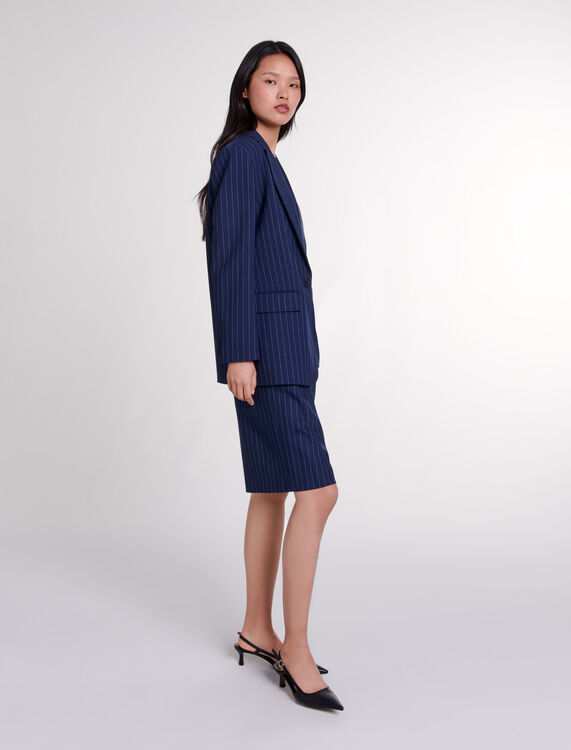 Striped suit jacket - Blazers & Jackets - MAJE