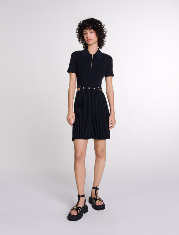 Short knit dress - Dresses - MAJE