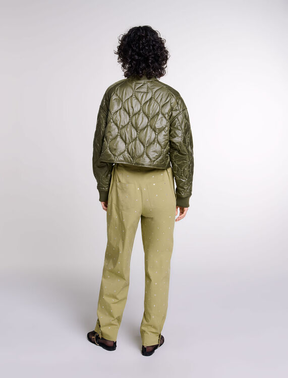 Short quilted jacket - Blazers & Jackets - MAJE