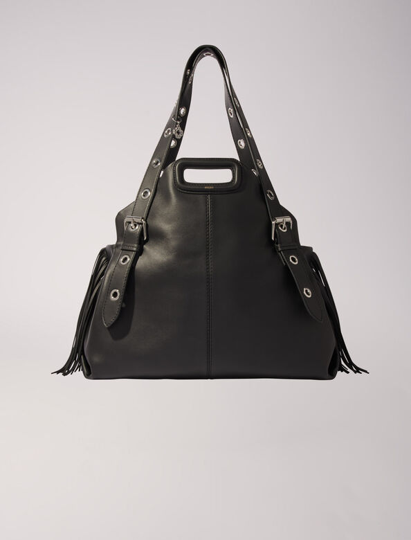 Plain leather Miss M XL bag : Miss M Bags color Black