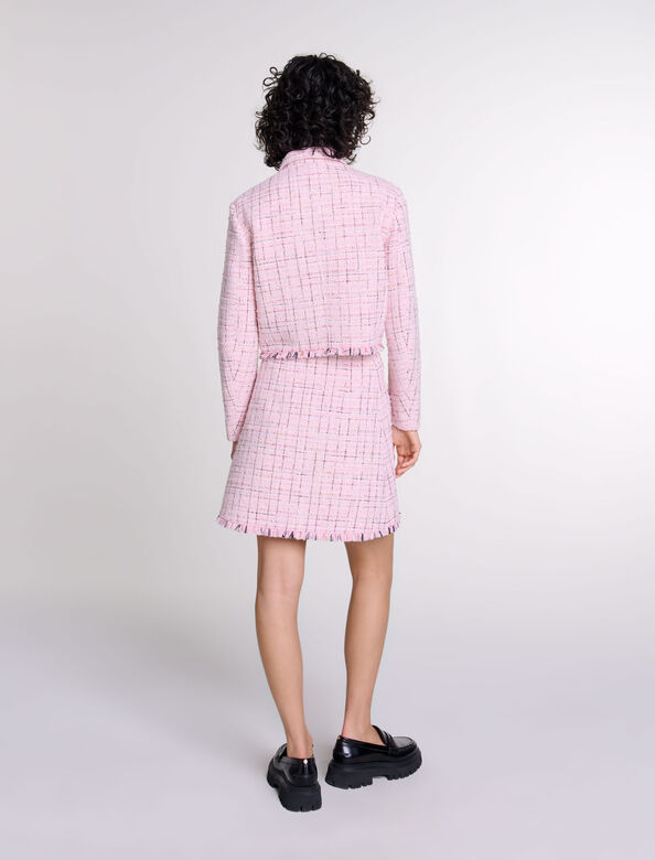 Tweed jacket : Blazers & Jackets color Pink