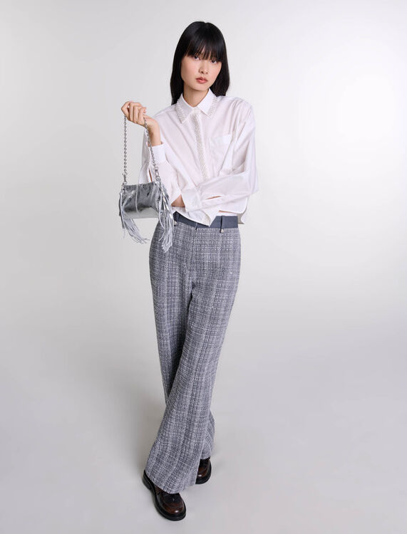 Tweed trousers -  - MAJE