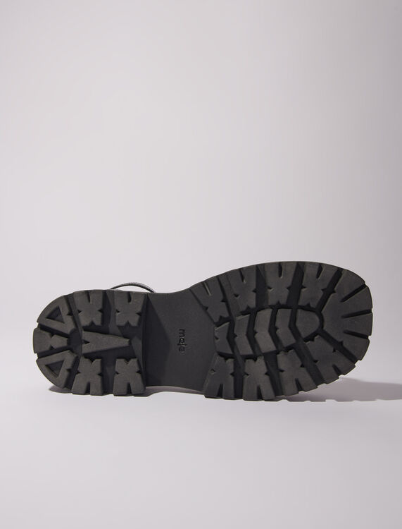 Flat sandals with tread -  - MAJE