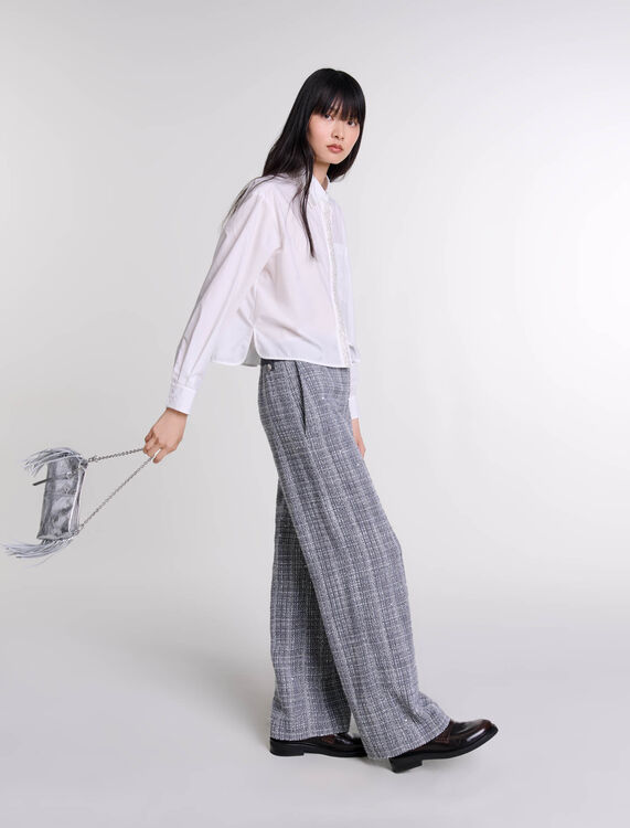 Tweed trousers -  - MAJE