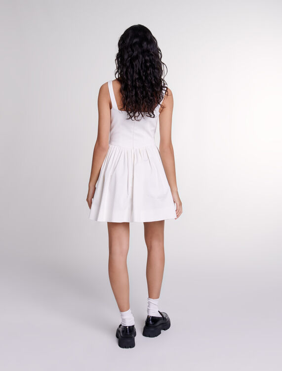 Short cotton dress - Dresses - MAJE