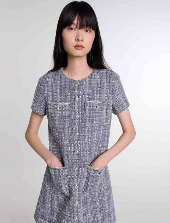 Tweed dress - Dresses - MAJE