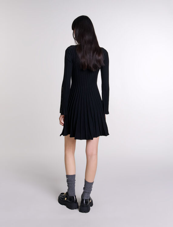 Short knit dress - Dresses - MAJE