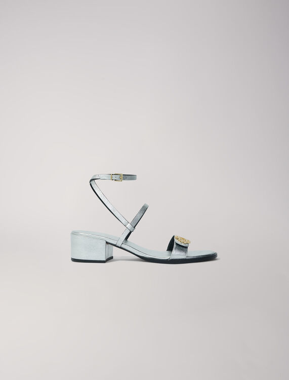 Leather strappy sandals - Spring-Summer Collection - MAJE