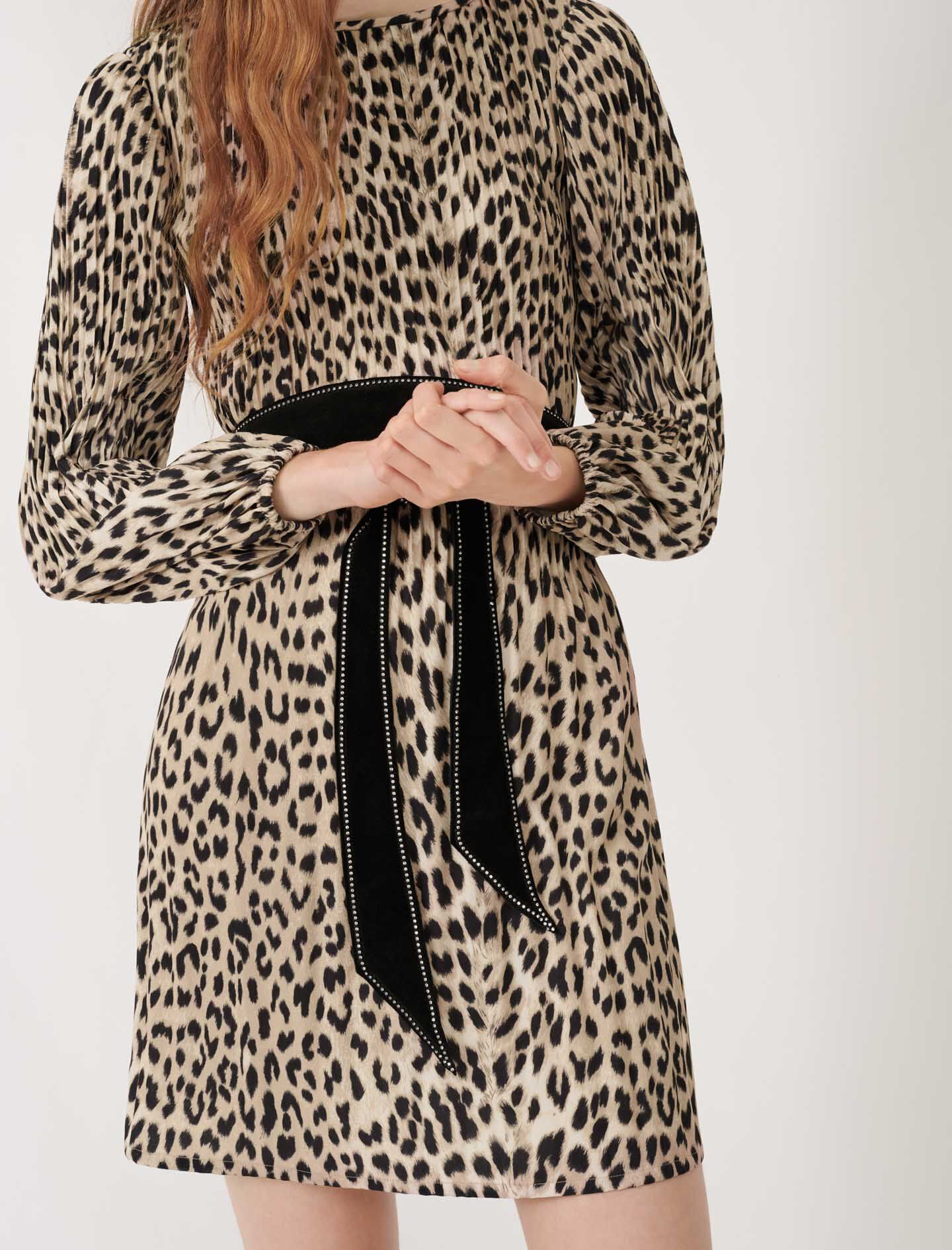 casual leopard print dress