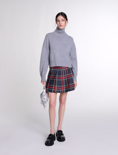 Cashmere knit jumper : Sweaters & Cardigans color Grey