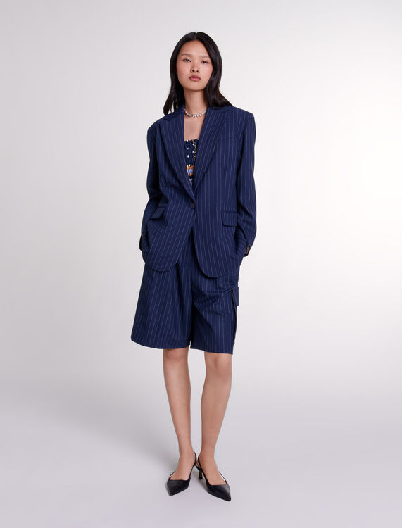 Striped suit jacket - Blazers & Jackets - MAJE