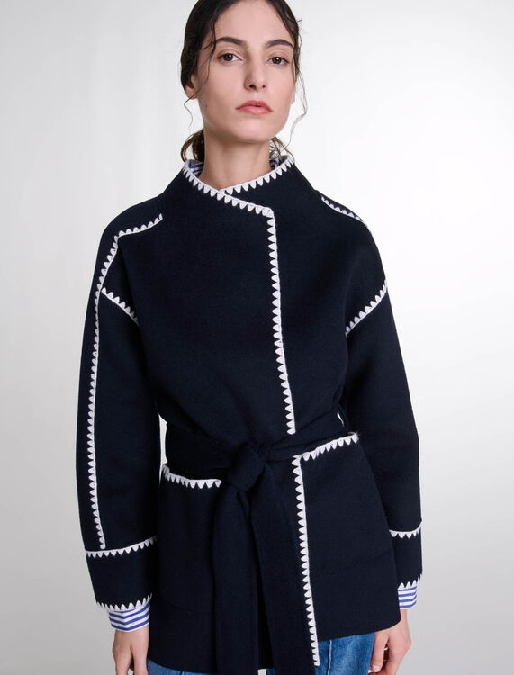 Double-faced coat -  - MAJE