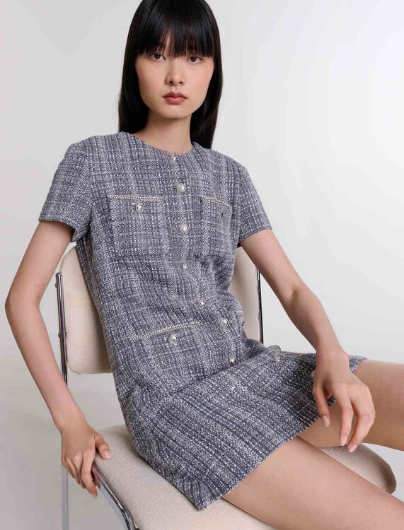 Tweed dress -  - MAJE