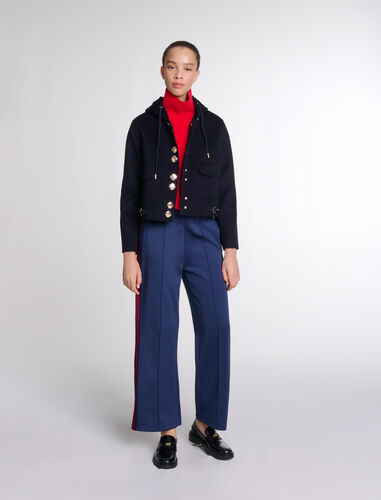 Double-faced short jacket : Blazers & Jackets color Navy