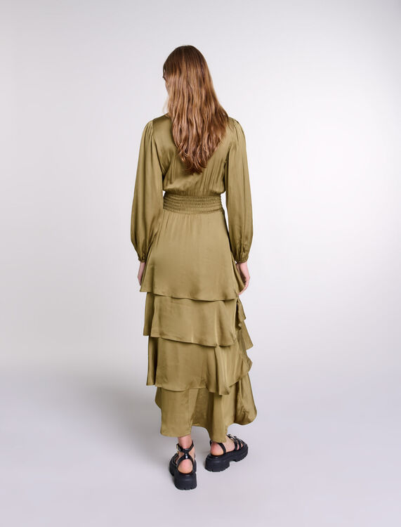 Tiered maxi dress - Dresses - MAJE