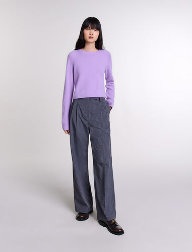 maje : Trousers & Jeans 顏色 灰色/