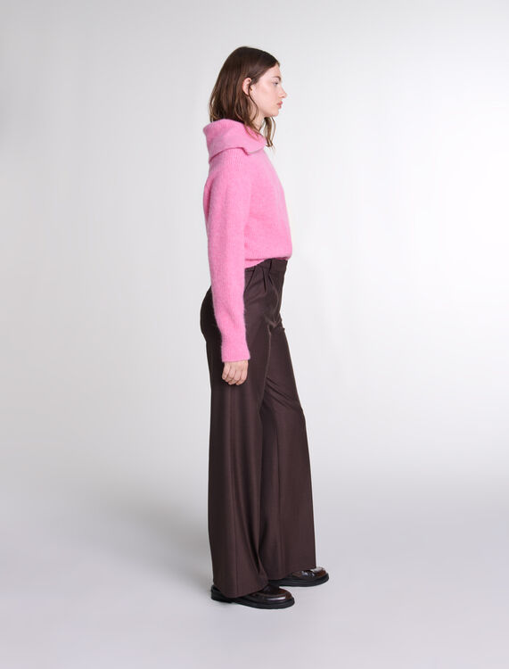 Wide-leg suit trousers -  - MAJE