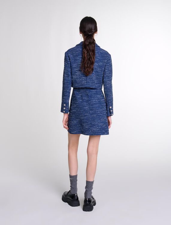 2-in-1 tweed dress - Dresses - MAJE