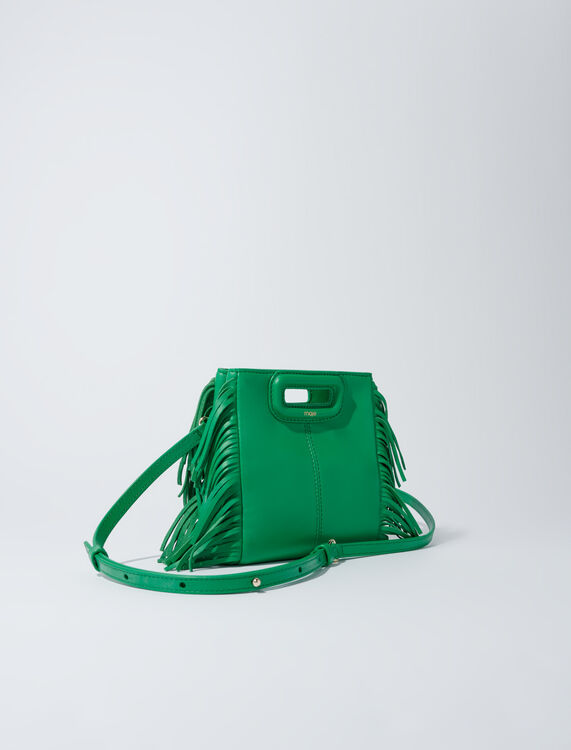 Leather bag with chain strap - New Collection - MAJE