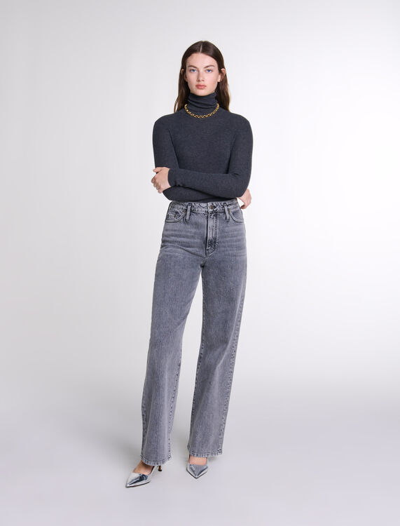 Wool and silk jumper - Sweaters & Cardigans - MAJE