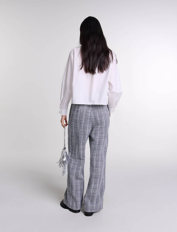 Tweed trousers -  - MAJE