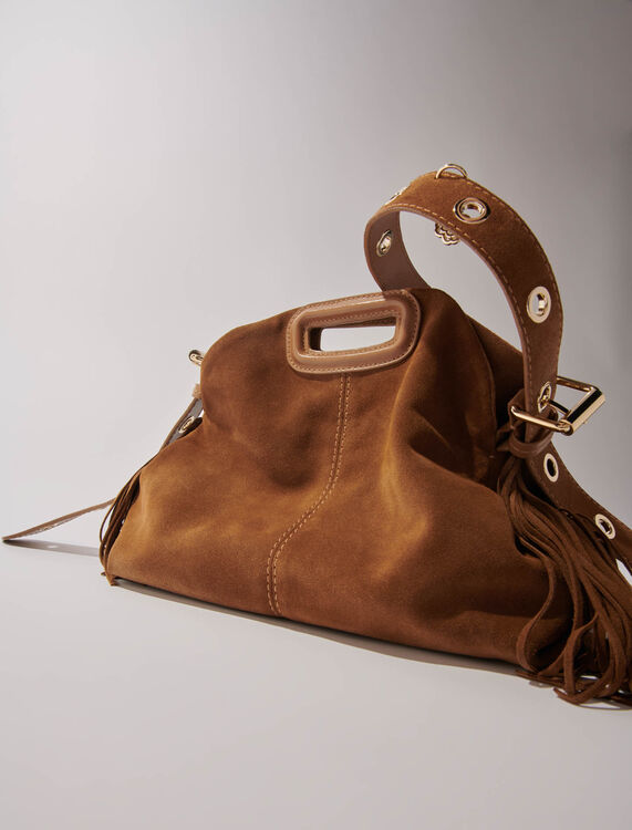 Suede Miss M bag -  - MAJE