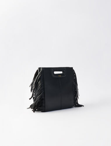 Leather bag with chain strap : New Collection color Black