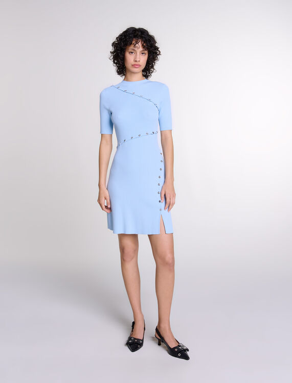 Short knit dress - Dresses - MAJE