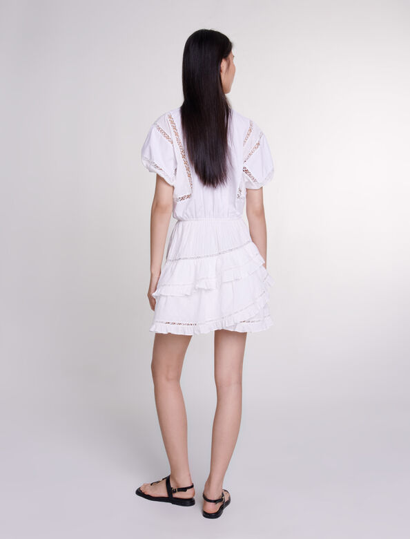 maje : Dresses 顏色 白色/WHITE
