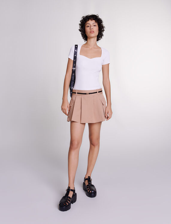 Short pleated skirt - 30% Off - MAJE