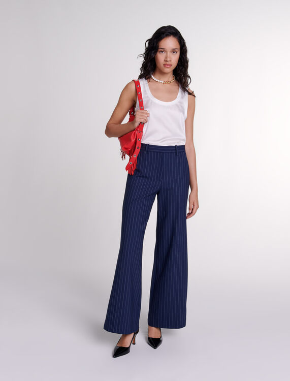 Striped trousers - Trousers & Jeans - MAJE