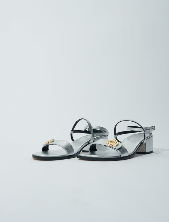 Leather strappy sandals - Spring-Summer Collection - MAJE