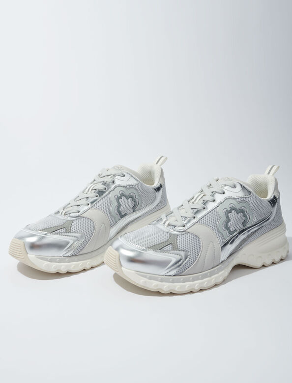 M Sneakers : null color Silver