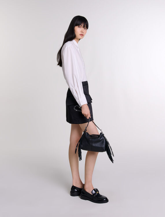 Short satin skirt -  - MAJE