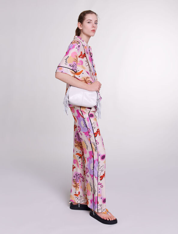 Silk shirt : View All color Print paradisio