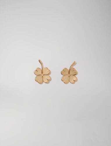 Shamrock earrings : Other accessories color Gold