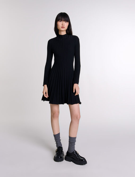 Short knit dress -  - MAJE