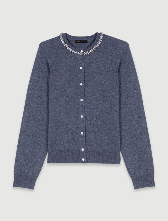 2-in-1 cashmere cardigan - Sweaters & Cardigans - MAJE