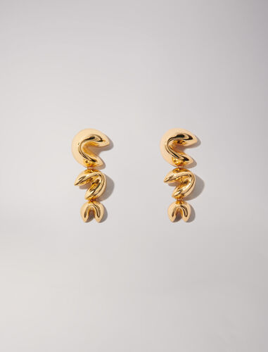 Fortune cookie earrings : Other accessories color Gold