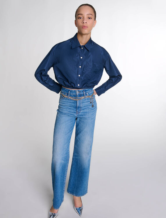 Cropped shirt -  - MAJE