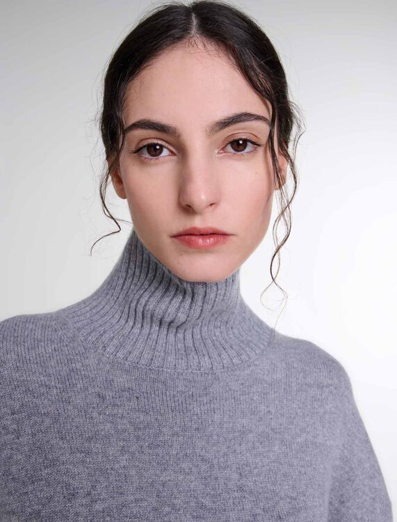 Cashmere knit jumper - Sweaters & Cardigans - MAJE